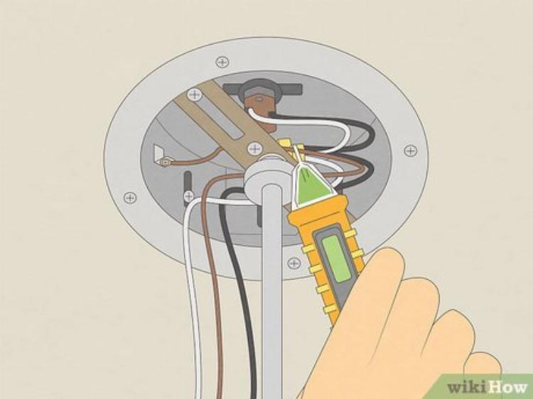 Disconnecting old fixture wires